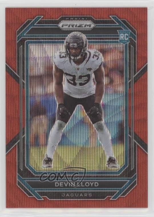 2022 Panini Prizm Rookies Red Wave Prizm /149 Devin Lloyd #376