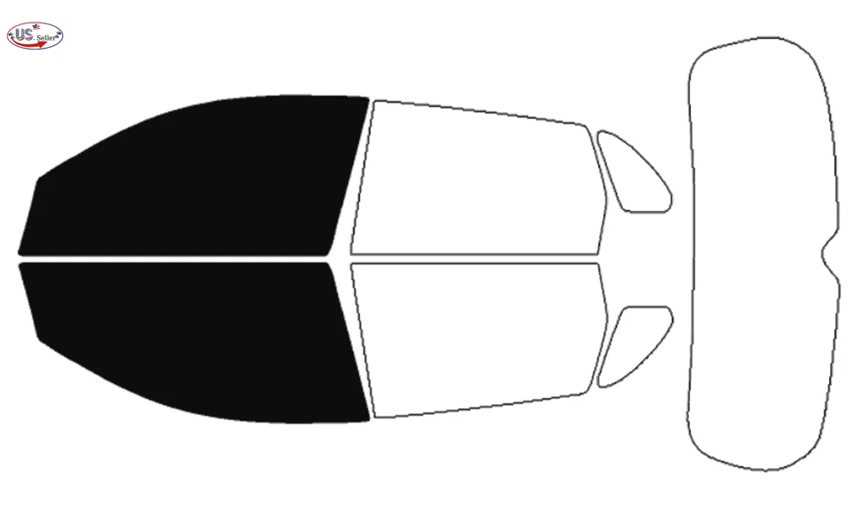 Kit de película de tinte de ventana de 2 capas precortada personalizada computarizada para RVR Mitsubishi 2011-24 Foto 2 de 4