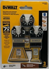 DEWALT 3-Pack Multiple Materials Oscillating Tool Blade Set DWA423SET - New