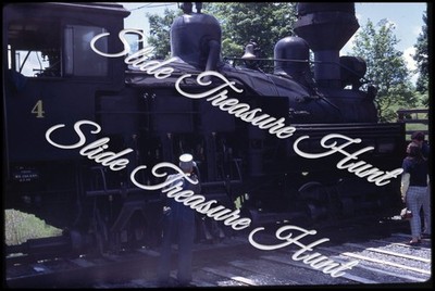 Cass Scenic Railroad Locomotive 35mm Slide 1960s Kodachrome