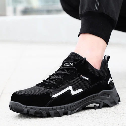 Men's Safety Shoes Steel Toe Cap Indestructible Sneakers Work Boots Outdoor Size - Picture 5 of 16