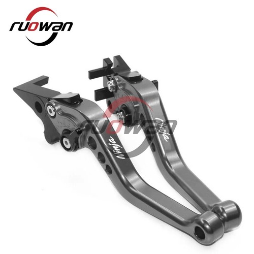 CNC Short Adjustable brake clutch levers For Kawasaki Ninja 400 300R 250R - Picture 14 of 19