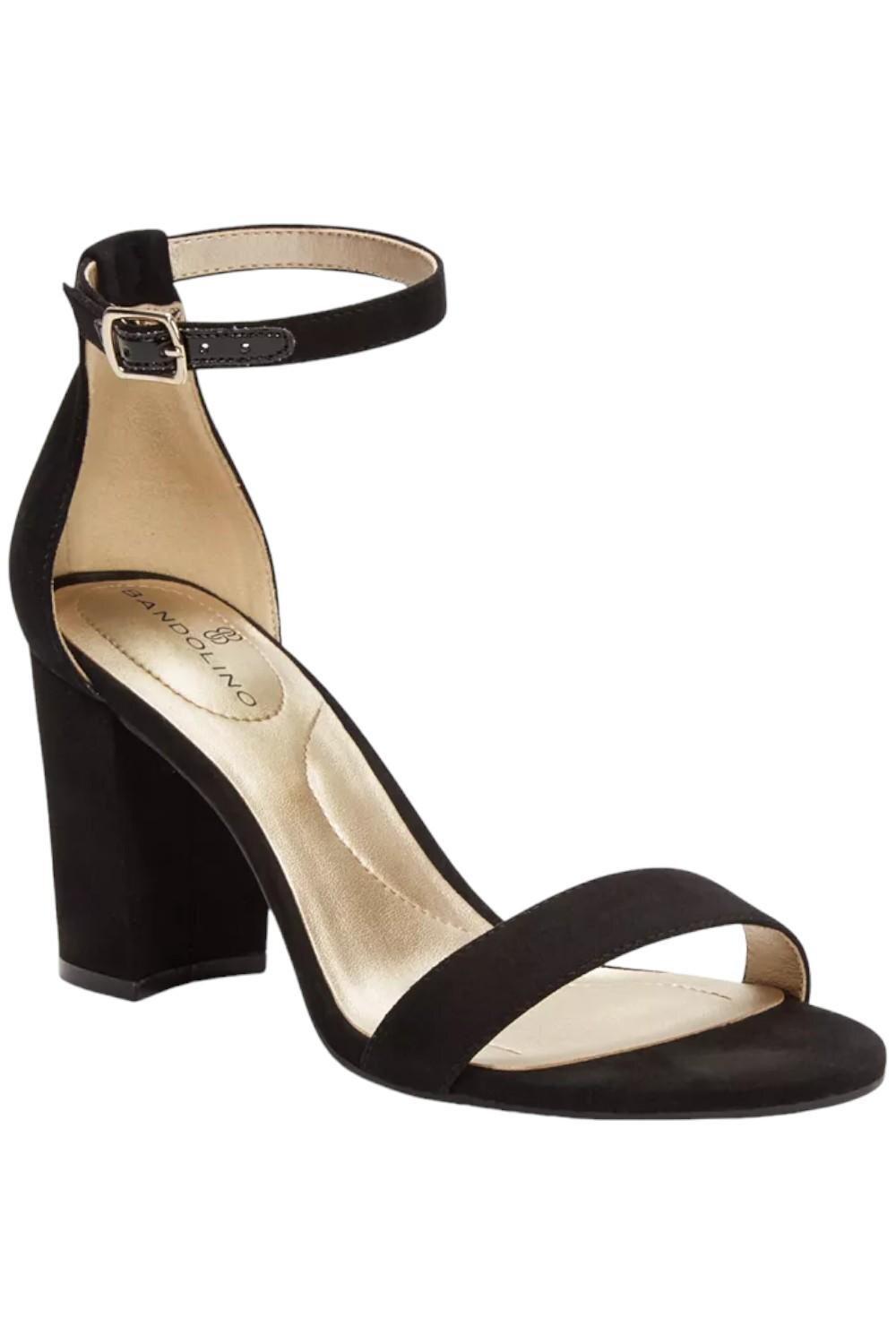 Bandolino Women's Armory Block Heel Dress Sandals Black