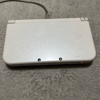 Nintendo new 3DS LL XL console Pearl White Japanese ver JUNK for