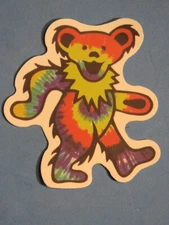 MUSIC Collectible STICKER ~ Psychedelic Dancing Bear ~ GRATEFUL DEAD Style