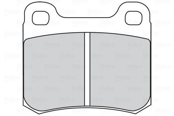 Plaquettes de frein Valeo 301345 pour frein à disque de voiture