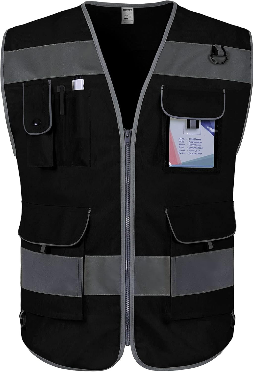 Chalecos Reflectantes De Trabajo Seguridad Para Hombre Mujer Niños Talla Pequeña