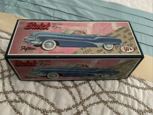 vintage Japan 1950 Buick Type Sedan Convertible 50s Fifties Friction Car
