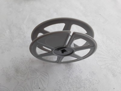 1  - NEW   16mm  100'  EMPTY  PLASTIC FILM REEL  GREY   Dia. Approx. 3 1/2in.