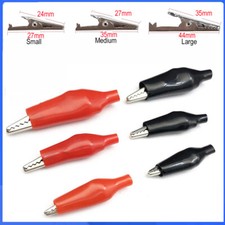Insulated Crocodile Alligator Clips Test Lead Connectors Battery 5A Clamps