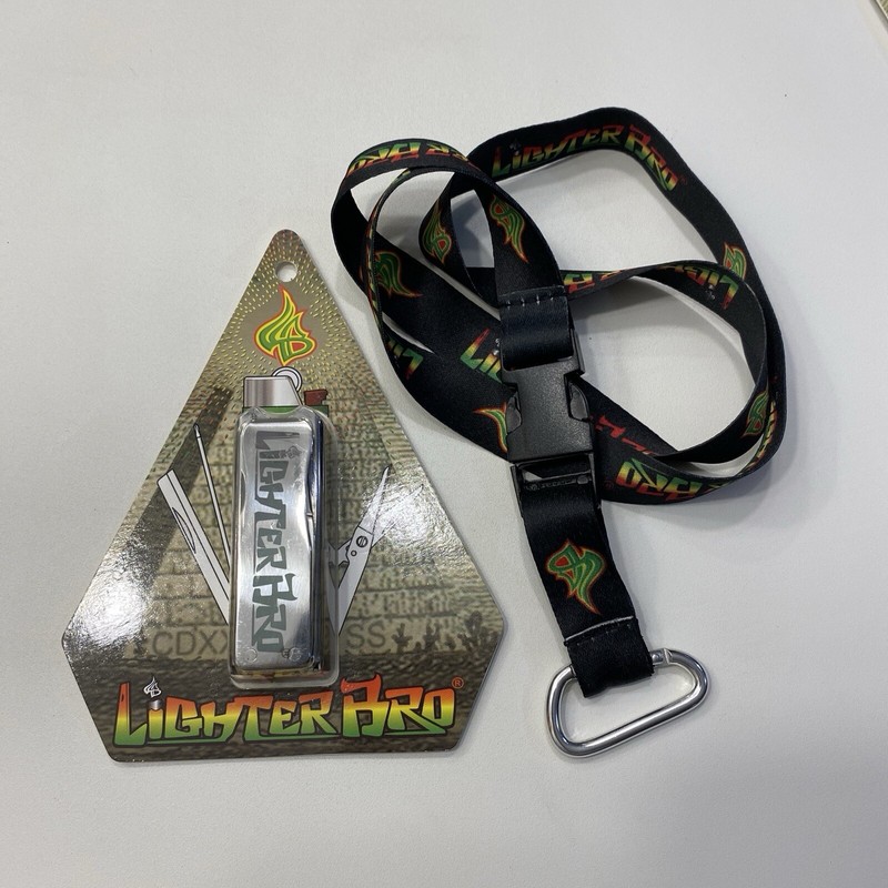LighterBro Lighter Case with 7 in 1 Multi Tool - Silver - With Lanyard NEW
