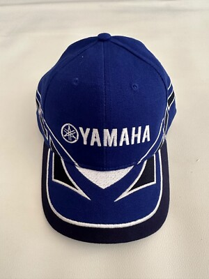 #ad Yamaha Logo Blue Adult Adjustable Baseball Hat Cap One Size $24.99