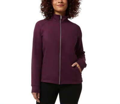 NWoT Kirkland Signature Women's Active Full Zip Jacket Purple Size