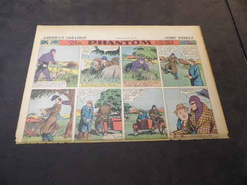 The Phantom by Lee Falk - Jan 1941 - 3 Half-Size Sundays - 第 4/5 張圖片