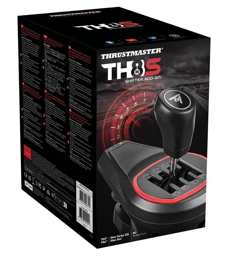 Thrustmaster TH8S Shifter Add-On, Cambio de Marchas de 8 Velocidades para  Volante de Carreras, Compatible con PlayStation, Xbox y PC : :  Videojuegos