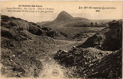 Old postcard Le GERBIER-des-JONCS - North-East aspect - Cote de l'Ardeche (484757)