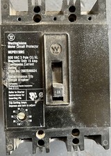 Westinghouse circuit protector MCP03150RC 600 vac 3 pole 15 amp