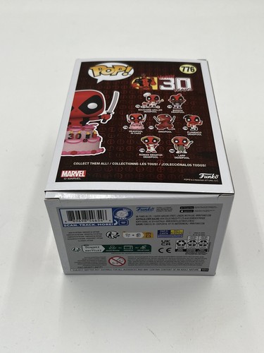 Deadpool In Cake Funko Pop! Vinilo coleccionable Marvel #776 30 aniversario años - Imagen 6 de 6