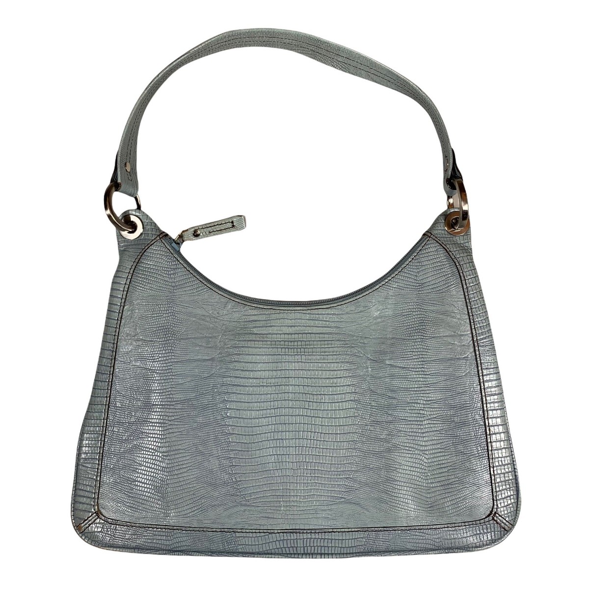 Kenneth Cole Lizard Print Genuine Leather Purse Handbag 