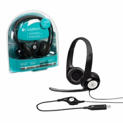 Logitech H390 Kopfhörer mit Mikrofon, Stereo, Rauschunterdrückung, Home-Office - Bild 1 von 1