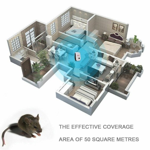 Ultrasonic Pest Repeller 6-Pack Indoor Plug in Pest Control for Mouse Spider - Picture 8 of 12