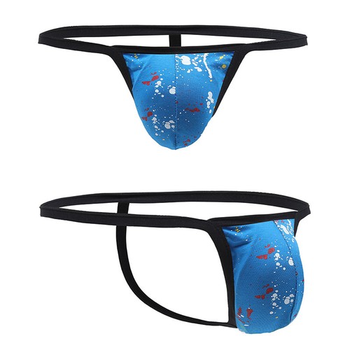 Men's Underwear Bikini Thongs T-Back Bulge Pouch G-string Shorts Briefs Tangas - Picture 14 of 22