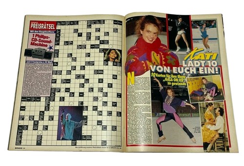 Vintage Bravo German Music Magazine,NOVEMBER 1990,Johnny Depp, 17 Star Sticker - Imagen 8 de 12