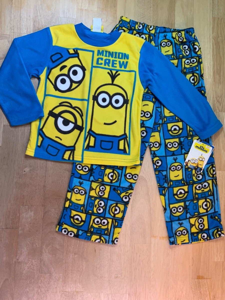 Pajamas Pijamas De Minions Para NiÃ±os 2-pack Pyjamas