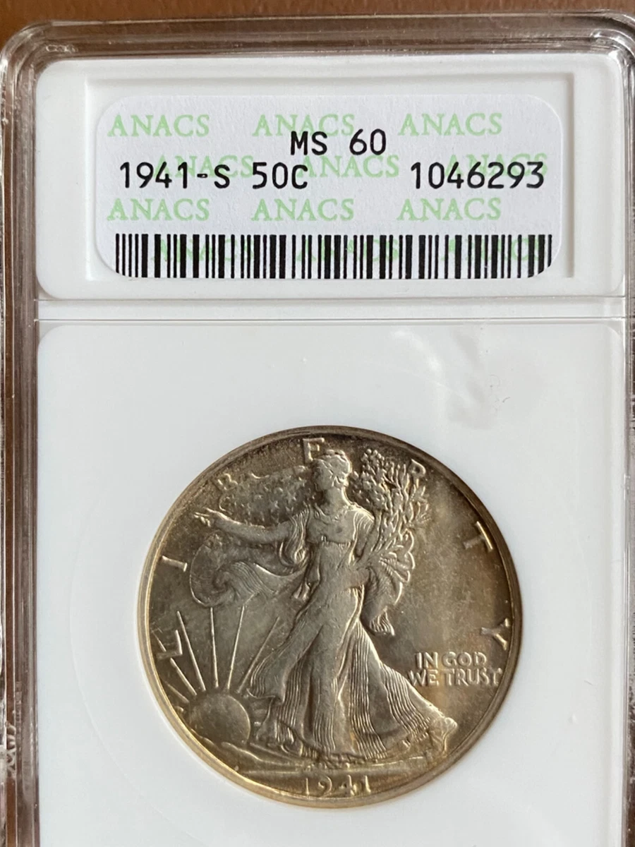 MS 60 Graded Liberty Walking Half Dollars (1916-1947) for sale | eBay