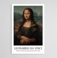 Mona Lisa, da Vinci Museum poster Choose your Size