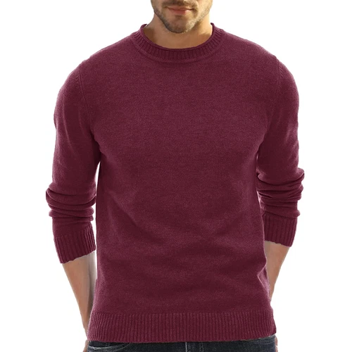Men's pullover Knit sweater crew-neck pullover - Picture 20 of 29