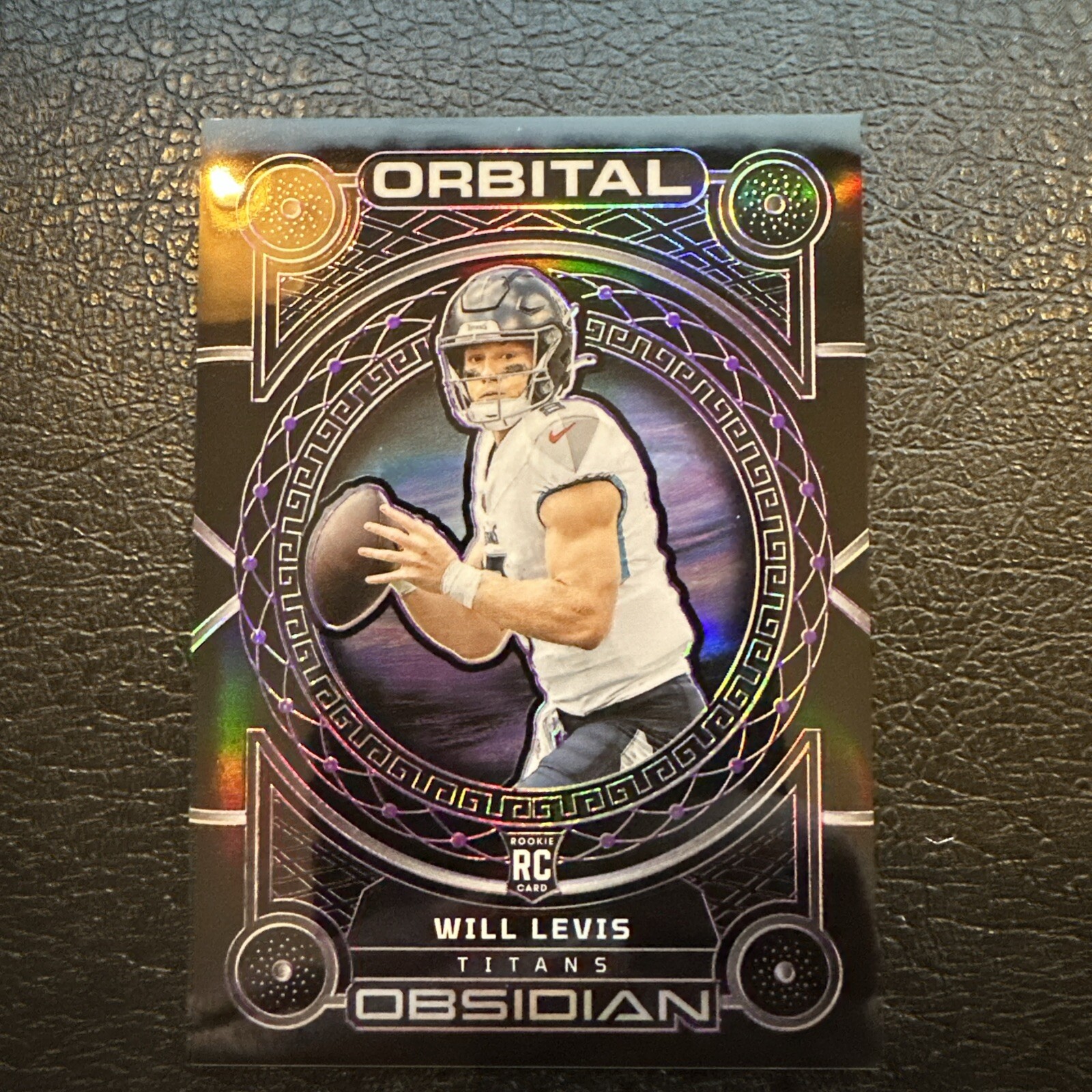 **Jersey Match** Will Levis 2023 Obsidian - Orbital Purple Elec Etch #23 08/75