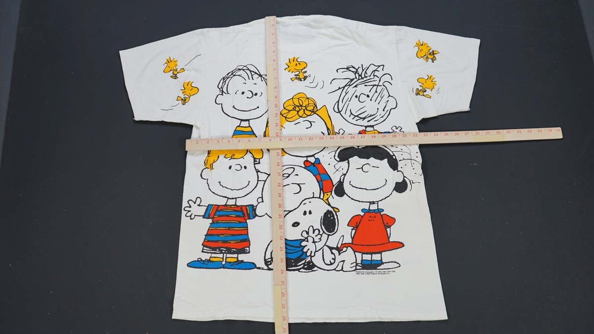 Rare VTG PEANUTS Charlie Brown Snoopy Woodstock All Over Rare VTG PEANUTS Charlie Brown Snoopy Woodstock All Over