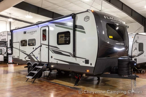 New 2026 Forest River Flagstaff Classic 826KBS Couples Camper with King Bed