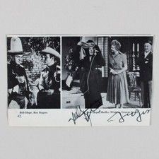 George Jessel Signed Photo w/ Shelley Winters - COA JSA