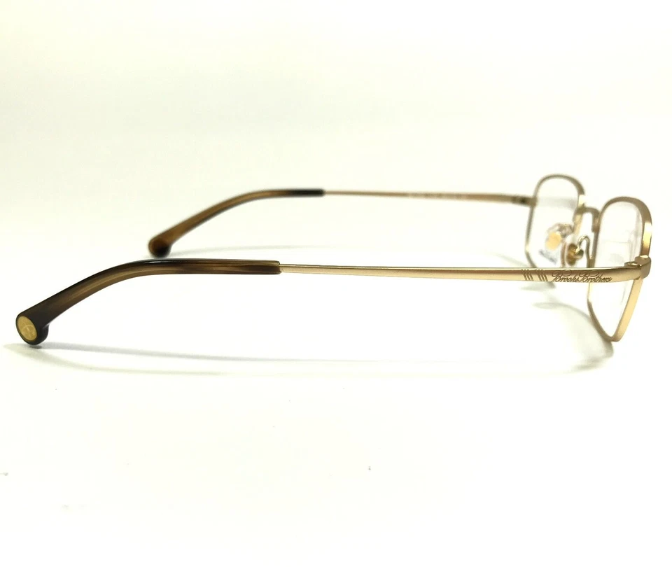 Monturas para gafas Brooks Brothers BB1040 1172 alambre cuadrado dorado mate 50-18-150 Foto 3 de 4