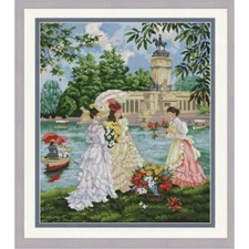 Counted Cross Stitch Kit Flower girls DIY