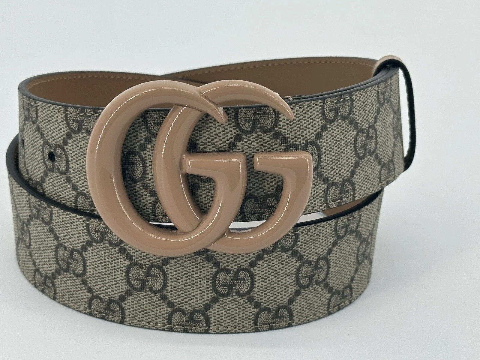 Ceinture en cuir neuve luxe originale GUCCI pour femme GG  400593   taille   75 cm