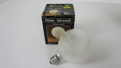 Paulmann G100 Globe Lamp Light Bulb E27 40W Croco Ice Clear G95
