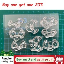 Cute Snowman Faces Clear Stamps Scrapbooking Embossing Paper Card Crafts Stencil