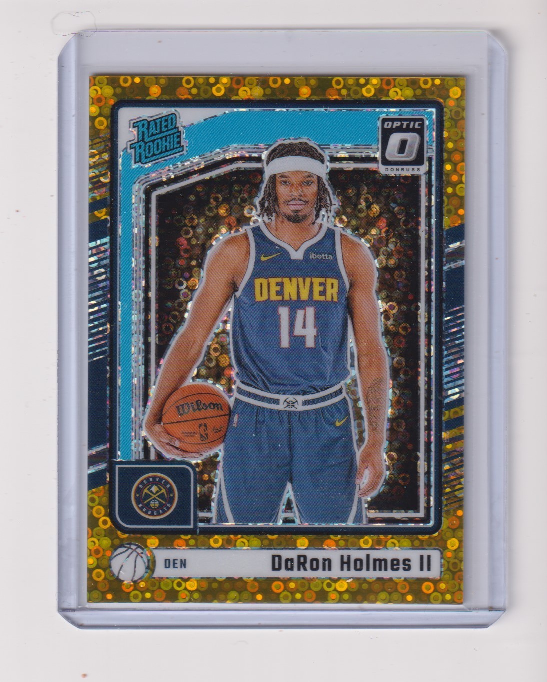 2024-25 OPTIC GOLD #262 DaRON HOLMES II 4/10 - DENVER NUGGETS