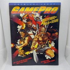 1989 GamePro Magazine Premiere 1 Issue Complete Nintendo Sega Atari Great Cond
