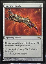 Krark's Thumb #190 The List - Mirrodin Regular Rare