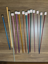 Tunisian crochet hook lot of 14 pieces