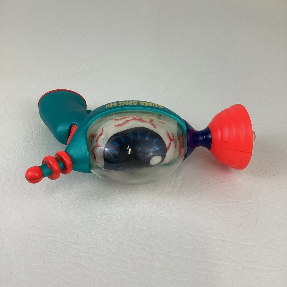 Pistola Super Espacial Pulsante Globo Ocular Luz Sonido Trendmasters De Colección 1998 Foto 4 de 4