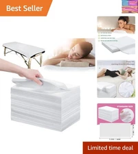 Lightweight 100 Pack Disposable Non-Woven Fabric Massage Bed Sheets 31" x 71"
