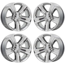 20 Dodge Ram 1500 Truck Bright Chrome Wheels Rims Factory Oem Set 4 2453 20 Dodge Ram 1500 Truck Bright Chrome Wheels Rims Factory Oem Set 4 2453