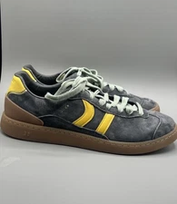 Coolway Duck Sneakers Grey Anthracite Suede Low Top Mens Size US 12 Excellent