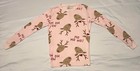 Girls Carter’s 12/12A Christmas Reindeer Pink 2-piece Pajama Set — photo 2