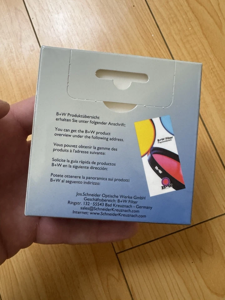 Schneider Clear UV Haze Filter Verguetet E 010M 77mm In Box - Image 3 of 4